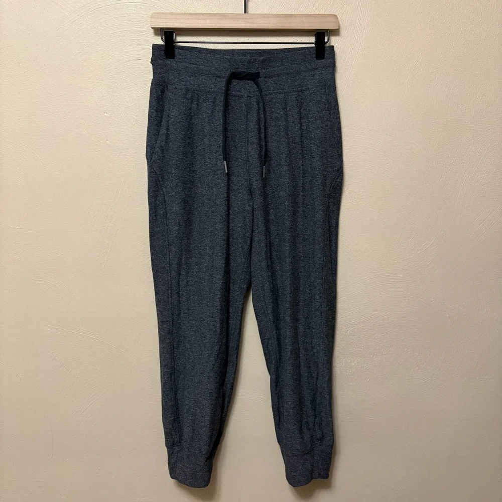 Lululemon Ready to Rulu High-Rise Cropped Jogger Heathered Raceway Grey Size 6